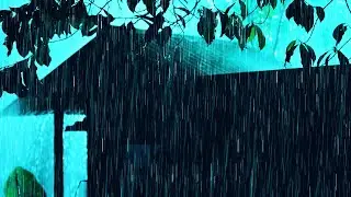 Heavy Rain Drumming On Tin Roof ⛈️| Thunder Sounds For Deep, Peaceful Sleep - Calm The Mind