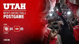 Utah: 84, BYU: 89 | Utah Basketball Postgame Press Conference