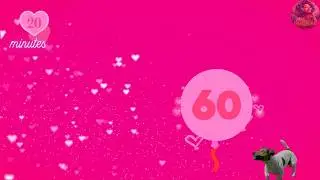 Puppy Love: 20-Minute Valentine Countdown🐶❤️⏱️