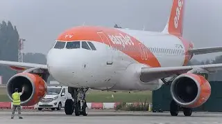 ✈ EasyJet A319 Engine Start and Departure from London Southend