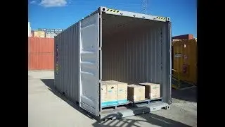 40 FT High cube  container Drop on the floor car export