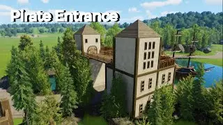 Building a Pirate Entrance In Planet Coaster 2