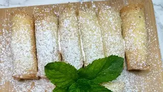 Homemade Guava & Cream Cheese Spring Rolls