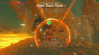 The Legend of Zelda: Breath of the Wild Boss 11 - Igneo Talus Titan