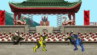 Scorpion VS Sub-Zero (short little sprite animation)