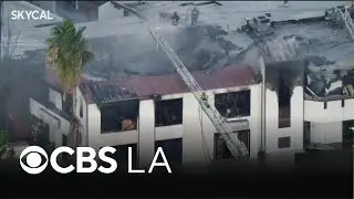 Crews extinguished large structure fire in Winnetka