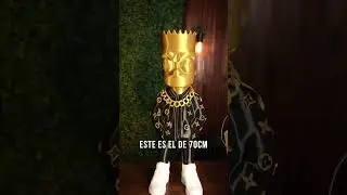 Bart simpsons perfectamente impreso en 3D