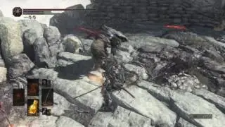 DARK SOULS&trade; III Chaos Blade moveset and Sunset armor