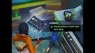 Fortnite - Fortbyte #77 Found within a track side taco shop