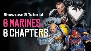 My SPACE MARINE HEROES SERIES 1 collection with tutorials (Black Templars, Space Wolves, and more)