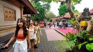 【4K】Bali Travel , Indonesia | Walking Around Ubud Palace & Streets |  | Ubud Royal Palace Area Tour