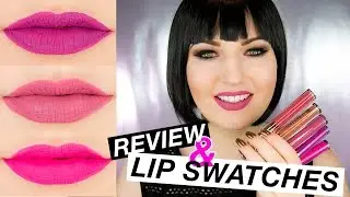 Anastasia Liquid Lipsticks Spring Collection Swatches & Review