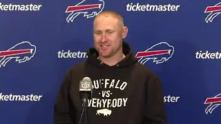 Joe Brady speaks for the first time since being named Buffalo Bills interim offensive coordinator