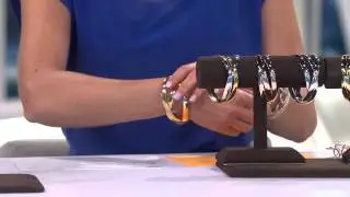Браслеты Bronzo Italia Polled Round Rolling Bandles с Сандрой Беннетт