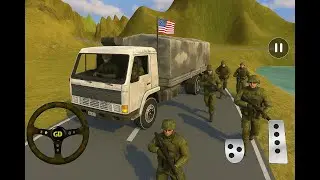 USA Army Truck Driving Simulator: Real Military Transport Missions | Off-Road Warfare Gameplay 2025