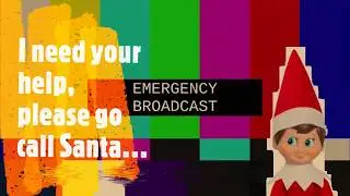 Elf on the Shelf stuck in TV, needs your help!