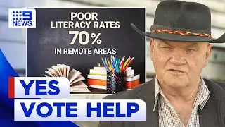 Indigenous educator calls for Yes vote to help improve literacy in youth | 9 News Australia