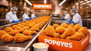 Inside The Factory That Makes Popeyes Chicken