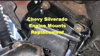 Замена опоры двигателя Chevy Silverado 2007 года