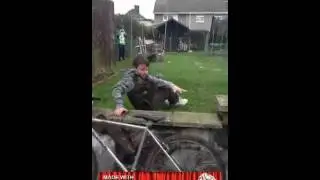 Sean's parkour fail