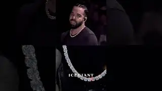 Drake's tennis chain's glowin' like he owns the room💎