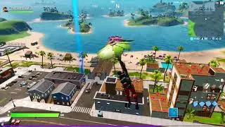 Land at Sweaty Sands (Discover Named Locations Mission) - Fortnite Season 11 New Map