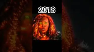 Best Evolution of Starfire #starfire #evolution #titans