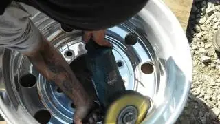 DIY how to Polish aluminum wheels Tony Metal Art