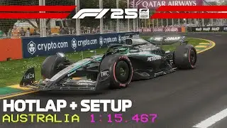 F1 25 AUSTRALIA Hotlap + Setup (1:15.467) &mdash; 87-е место в мировом рейтинге 💪