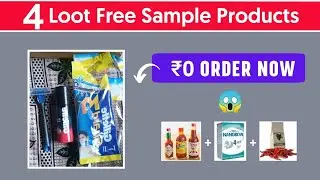 4 New Loot Free Sample Offers | Free Sample In India | Free Earning Tech