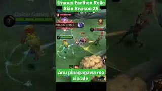 Uranus Unlimited Heal Subra kunat | Earthen Relic Season 25 Skin #mlbb