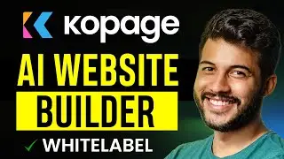 Kopage Tutorial | How to Use the Best Whitelabel AI Website Builder 2025