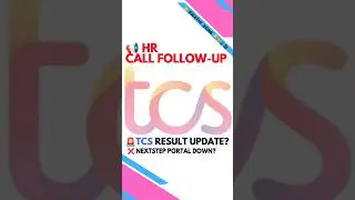 Waiting for TCS results? 🚨 I&rsquo;ll update you soon⏳!