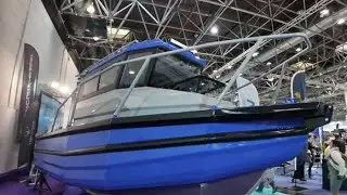 Fishing motor Boat 2025 AluForce E685WA with MERCURY engine 200HP V6