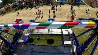 Clayton Hacketts Top Spin | On Ride POV The Hoppings 2022