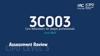 NEW - June 2025 - 3CO03 Core Behaviours for People Professionals