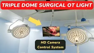 Surgical Operation Theater Light | HD Camera and Curved LCD display | The Biomed Dude #otlight
