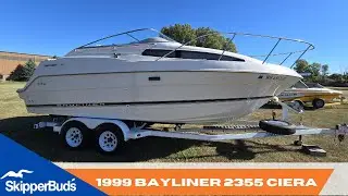 1999 Bayliner 2355 Ciera Boat Tour SkipperBud's