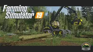 Ponsse Scorpion King🌲Komatsu 895Loadflex🌲Logging🌲FS19🌲New Map🌲We give sunlight to small trees