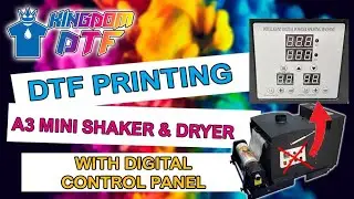 How to Use A3 Mini Shaker & Dryer Step by Step for DTF Printing