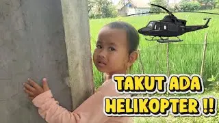 DI ATAS RUMAH IMEL ADA  HELIKOPTER BESAR , IMEL AUTO KETAKUTAN !!