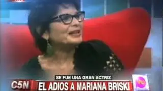 C5N - VIVA LA TARDE: EL ADIOS A MARIANA BRISKI