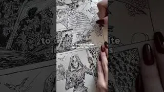 Forcing myself to DRAW A COMIC BOOK (without a story)🤯#comics