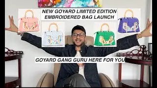New Goyard 2026 Limited &Eacute;dition Embroidered Saigon Bags - 4 Colors - 4 Bags - New Design