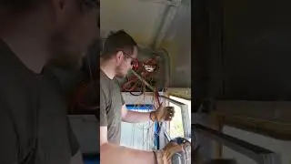 Removing bus windows the EASIEST way #buslife #skoolie #busconversion #travel #shorts #shortsvideo