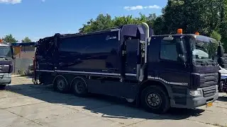 Vuilniswagen, DAF, FAN CF75 achterlader Geesink GPM IV 18H25 Split lift, 2010