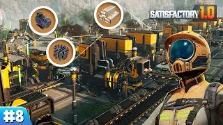 MADE ADVANCED STEEL FACTORY + FOUND SAM ORE | Satisfactory Gameplay