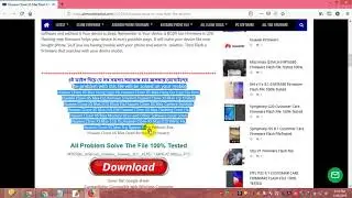 Huawei Clone XS Max Flash File All Version MT6580 8.1 FRP Hang Logo & Dead Recovery Stock Rom