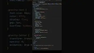 Gravity in CSS? Watch This Text Fall Like It&rsquo;s Real 💥 (No JavaScript)