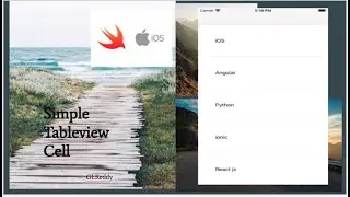 How to Create a UITableViewCell in Swift 5 by Using  MVC Design pattern